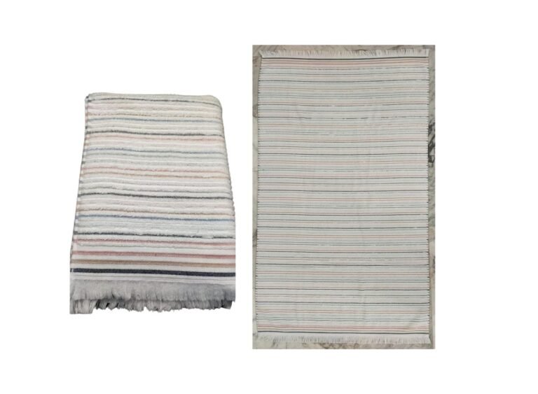 Hidden stripe towel