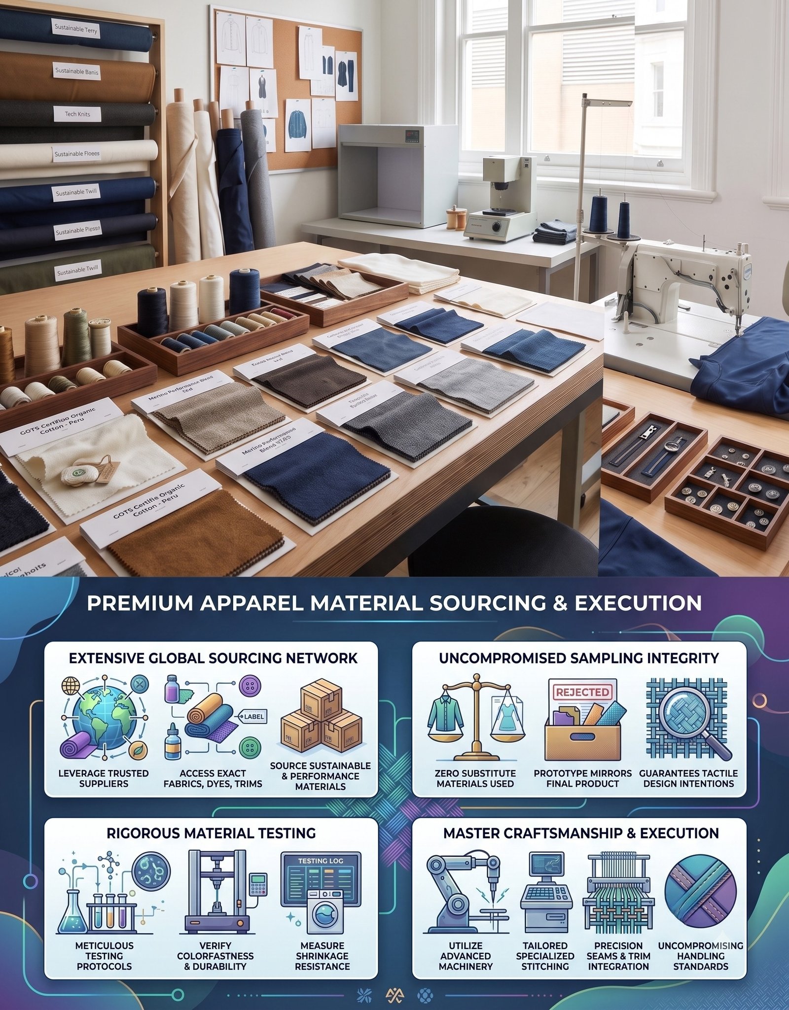 Premium Material Sourcing & Execution